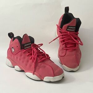 Jordan Jumpman Team ll GG Sneakers Rush Pink GUC No Box Size Youth 5